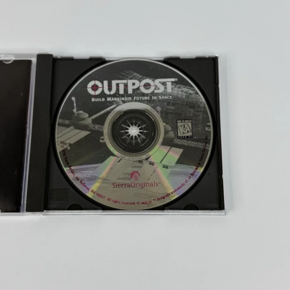 Outpost (PC, CD-ROM, Sierra 1996) Complete with Jewel Case - Tested Working
